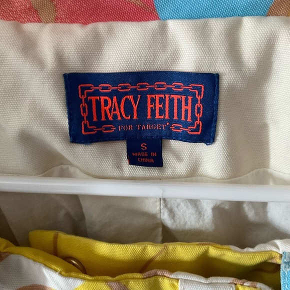 Tracy Feith x Target Floral Spring Colors Yellow Pink Blue Women’s Small - Picture 4 of 7